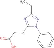 3-(3-Ethyl-1-phenyl-1H-1,2,4-triazol-5-yl)propanoic acid