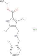 Ethyl 4-{[(2-chlorobenzyl)amino]methyl}-3,5-dimethyl-1H-pyrrole-2-carboxylate hydrochloride