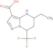 5-Ethyl-7-(trifluoromethyl)-4,5,6,7-tetrahydropyrazolo[1,5-a]pyrimidine-3-carboxylic acid