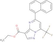 Ethyl 5-(1-naphthyl)-7-(trifluoromethyl)pyrazolo[1,5-a]pyrimidine-3-carboxylate