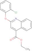 Ethyl 2-(2-chlorophenoxy)quinoline-4-carboxylate