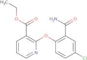 Ethyl 2-[2-(aminocarbonyl)-4-chlorophenoxy]nicotinate