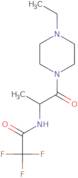 N-[2-(4-Ethylpiperazin-1-yl)-1-methyl-2-oxoethyl]-2,2,2-trifluoroacetamide