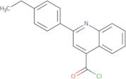 2-(4-Ethylphenyl)quinoline-4-carbonyl chloride