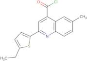 2-(5-Ethyl-2-thienyl)-6-methylquinoline-4-carbonyl chloride