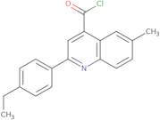 2-(4-Ethylphenyl)-6-methylquinoline-4-carbonyl chloride