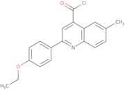 2-(4-Ethoxyphenyl)-6-methylquinoline-4-carbonyl chloride