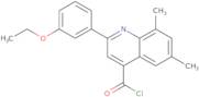 2-(3-Ethoxyphenyl)-6,8-dimethylquinoline-4-carbonyl chloride