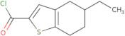 5-Ethyl-4,5,6,7-tetrahydro-1-benzothiophene-2-carbonyl chloride