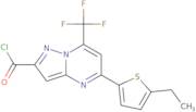 5-(5-Ethyl-2-thienyl)-7-(trifluoromethyl)pyrazolo[1,5-a]pyrimidine-2-carbonyl chloride