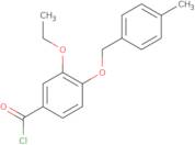 3-Ethoxy-4-[(4-methylbenzyl)oxy]benzoyl chloride