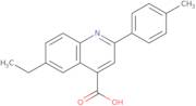 6-Ethyl-2-(4-methylphenyl)quinoline-4-carboxylic acid