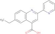 6-Ethyl-2-pyridin-2-ylquinoline-4-carboxylic acid