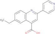 6-Ethyl-2-pyridin-4-ylquinoline-4-carboxylic acid