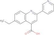 6-Ethyl-2-pyridin-3-ylquinoline-4-carboxylic acid