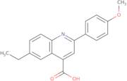 6-Ethyl-2-(4-methoxyphenyl)quinoline-4-carboxylic acid