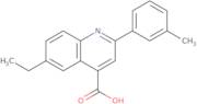 6-Ethyl-2-(3-methylphenyl)quinoline-4-carboxylic acid