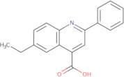 6-Ethyl-2-phenylquinoline-4-carboxylic acid