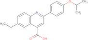 6-Ethyl-2-(4-isopropoxyphenyl)quinoline-4-carboxylic acid