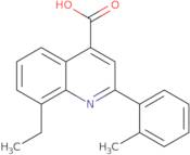 8-Ethyl-2-(2-methylphenyl)quinoline-4-carboxylic acid