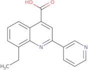 8-Ethyl-2-pyridin-3-ylquinoline-4-carboxylic acid