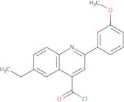 6-Ethyl-2-(3-methoxyphenyl)quinoline-4-carbonyl chloride