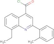 8-Ethyl-2-(2-methylphenyl)quinoline-4-carbonyl chloride