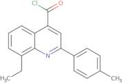 8-Ethyl-2-(4-methylphenyl)quinoline-4-carbonyl chloride