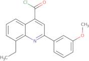 8-Ethyl-2-(3-methoxyphenyl)quinoline-4-carbonyl chloride