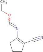 Ethyl (2-cyanocyclopent-1-en-1-yl)imidoformate