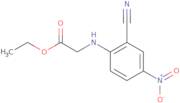 Ethyl N-(2-cyano-4-nitrophenyl)glycinate