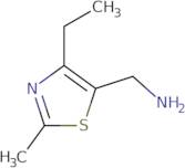 [(4-Ethyl-2-methyl-1,3-thiazol-5-yl)methyl]amine