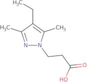 3-(4-Ethyl-3,5-dimethyl-1H-pyrazol-1-yl)propanoic acid