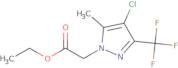 Ethyl [4-chloro-5-methyl-3-(trifluoromethyl)-1H-pyrazol-1-yl]acetate