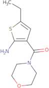 [5-Ethyl-3-(morpholin-4-ylcarbonyl)-2-thienyl]amine