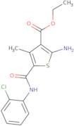 Ethyl 2-amino-5-{[(2-chlorophenyl)amino]carbonyl}-4-methylthiophene-3-carboxylate