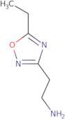 [2-(5-Ethyl-1,2,4-oxadiazol-3-yl)ethyl]amine hydrochloride