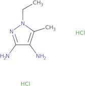 1-Ethyl-5-methyl-1H-pyrazole-3,4-diamine dihydrochloride