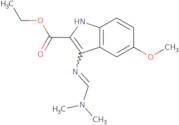 Ethyl 3-{[(1E)-(dimethylamino)methylene]amino}-5-methoxy-1H-indole-2-carboxylate