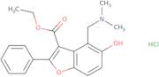 Ethyl 4-[(dimethylamino)methyl]-5-hydroxy-2-phenyl-1-benzofuran-3-carboxylate hydrochloride