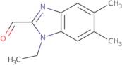 1-Ethyl-5,6-dimethyl-1H-benzimidazole-2-carbaldehyde