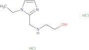 2-{[(1-Ethyl-1H-imidazol-2-yl)methyl]amino}ethanol dihydrochloride