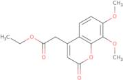 Ethyl (7,8-dimethoxy-2-oxo-2H-chromen-4-yl)acetate