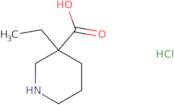 3-Ethylpiperidine-3-carboxylic acid hydrochloride