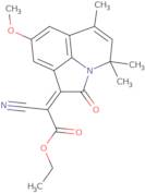 Ethyl (2Z)-cyano(8-methoxy-4,4,6-trimethyl-2-oxo-4H-pyrrolo[3,2,1-ij]quinolin-1(2H)-ylidene)acetate