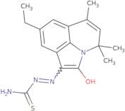 (1E)-8-Ethyl-4,4,6-trimethyl-4H-pyrrolo[3,2,1-ij]quinoline-1,2-dione 1-thiosemicarbazone