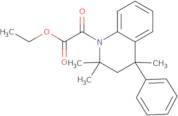 Ethyl oxo(2,2,4-trimethyl-4-phenyl-3,4-dihydroquinolin-1(2H)-yl)acetate