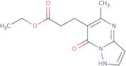 Ethyl 3-(5-methyl-7-oxo-4,7-dihydropyrazolo[1,5-a]pyrimidin-6-yl)propanoate