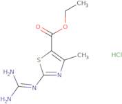 Ethyl 2-{[amino(imino)methyl]amino}-4-methyl-1,3-thiazole-5-carboxylate
