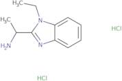 [1-(1-Ethyl-1H-benzimidazol-2-yl)ethyl]amine dihydrochloride